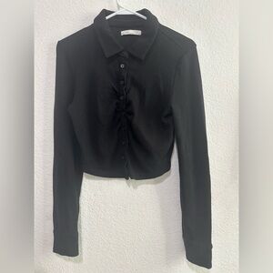 OAK + FORT Black Cardigan size M